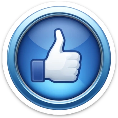 Facebook blue tick (✓) verification badge sticker