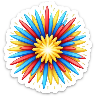 firework burst sticker