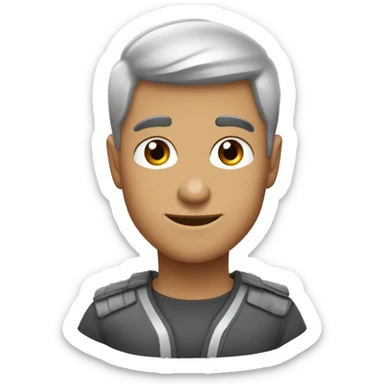 kar topu tutan kahverengi saçlı kız sticker