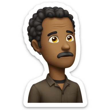 Thinking sometimes bad sticker