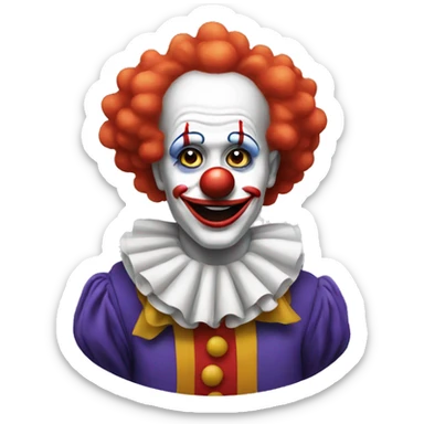 clown sticker