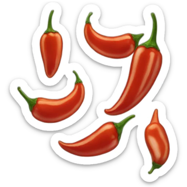 Chili oil sticker