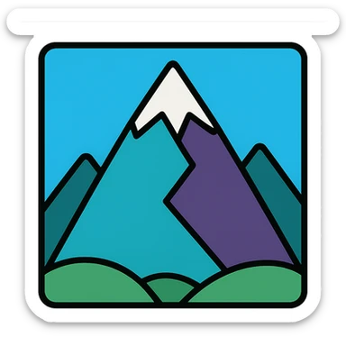 little alchemy style icon
subject: mountain
border: medium-black sticker
