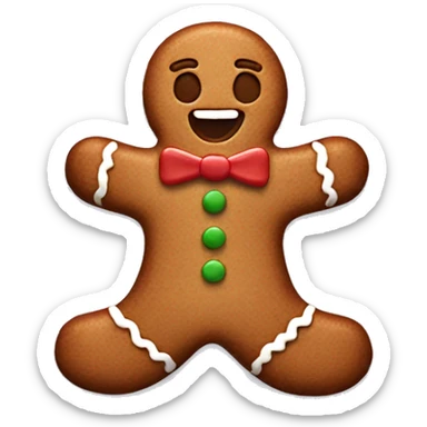 Gingerbread sticker