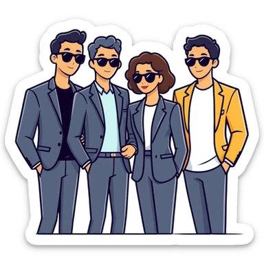 Tefi, Lewis Howes, Daniel G, Jay Shetty,Grant Cardone, Tai Lopez, Josh King Madrid, Alex Hormozi, Iman Gadzhi, Daniel G, Branden Condy, Patrick Bet-David, Dan Henry, Luke Belmar, Shelby Sapp, Leila Hormozi, Tefi Valenzuela novio, business partner, influencers, millionaire  sticker