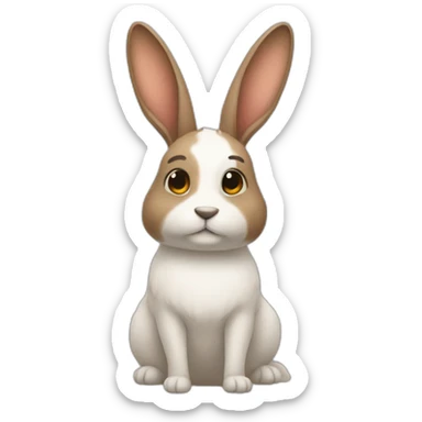 conejo alegre sticker