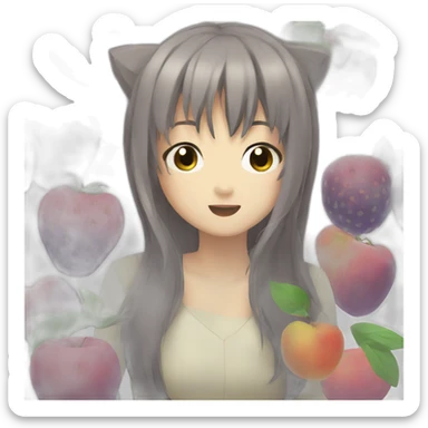 fruits basket sticker