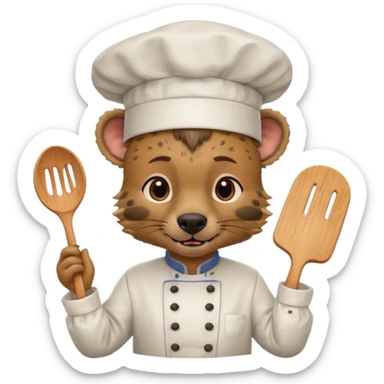 chef hyena sticker
