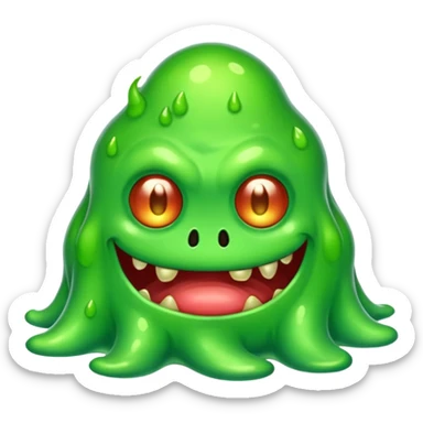 Slime monstre sticker