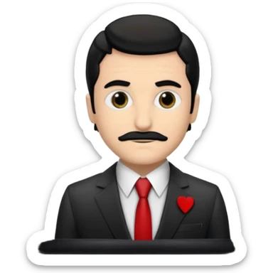 Berlin in the Money Heist TV show sticker