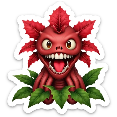 Créame un emoji de demogorgones como los de stranger things  sticker
