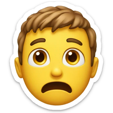 Amazed emoji sticker