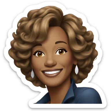 Whitney Houston  sticker
