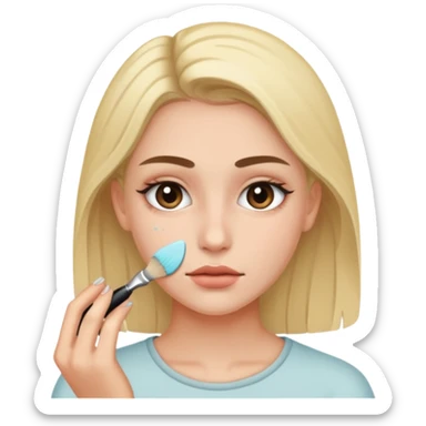 Removing Makeup sticker