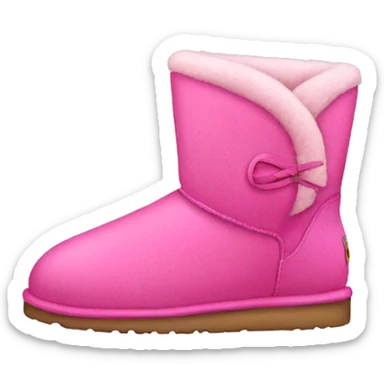 Pink uggs sticker
