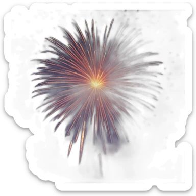 fireworks in the sky sticker