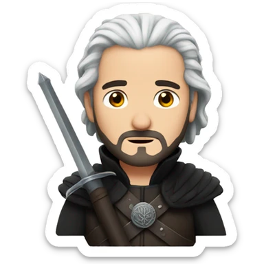 Jon snow sticker
