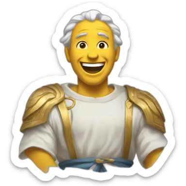 God Veles laugh sticker