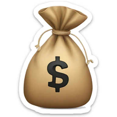 money bag sticker