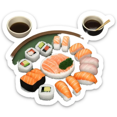 Sushi platter  sticker