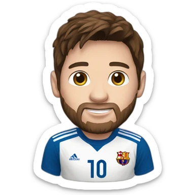 Messi T-shirt sticker