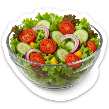 BOWL DI INSALATA,  iperrealistico 4k sticker