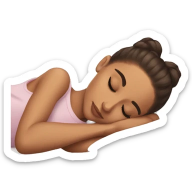 Ariana Grande sleeping sticker