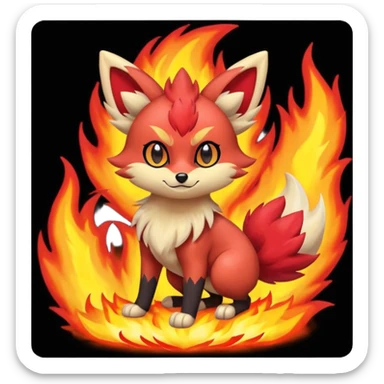 Fennekin-Zorua-Litten-fusion sticker