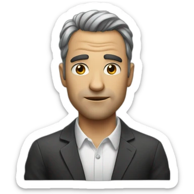 Man that looks nice but who is actually very mean sticker