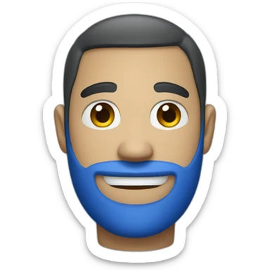 Apple iphone 12 Blue ios style sticker