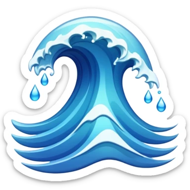 Wave Ripples sticker