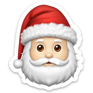 santa hat only no face sticker