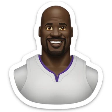 Shaquille O'Neal sticker