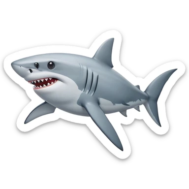 shark with human legs sticker