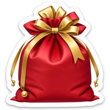 Christmas gift sack sticker