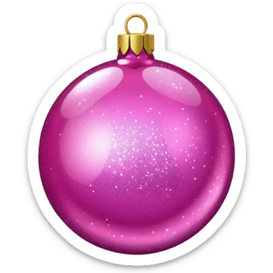 CHRISTMAS PINK DECORATIONS sticker