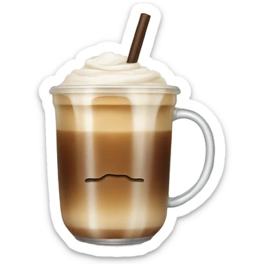 Ice coffee sticker