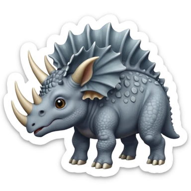 Triceratops sticker