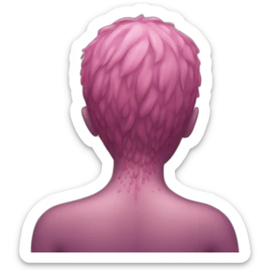 rash on back sticker