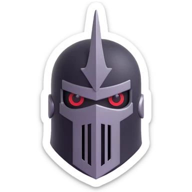 Black Knight head  sticker