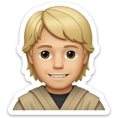 Star wars luke sticker