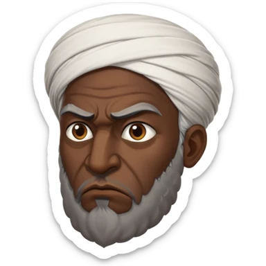 angry Iranian, in profile sticker