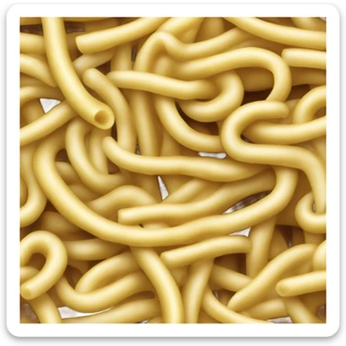 one macaroni noodle sticker