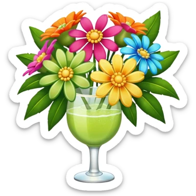 margarita bouquet flowers sticker