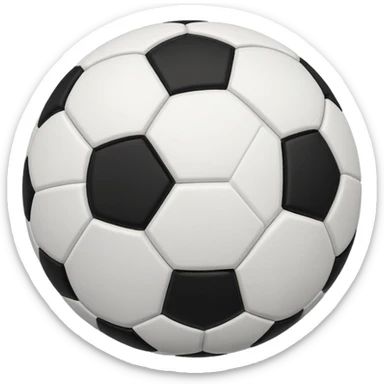 Well, the world looks like a soccer ball sticker