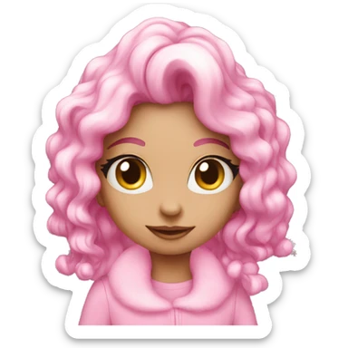 aesthetic christmas pink sticker