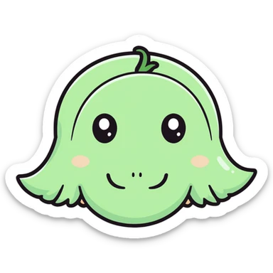 Nose with boogers sticker