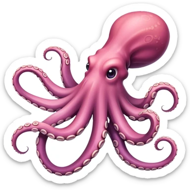 One octopus tentacle sticker
