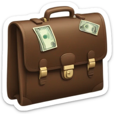 briefcase money sticker