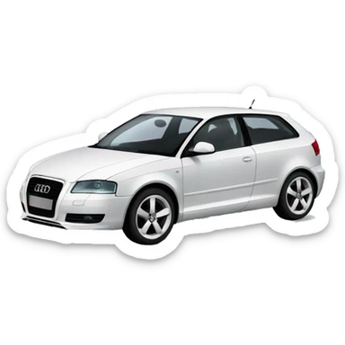 audi a3 2006 sticker